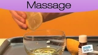 Faire sa propre huile de massage au citron [upl. by Gariepy]