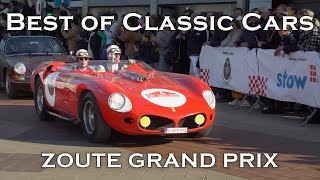 Best of Classic Cars at Zoute Grand Prix in KnokkeHeist 2024 [upl. by Vassell]