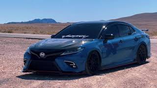 Here is 🔥airwictrd TRD Toyota Camry Cavalry Blue 2022 2023 cinematic edit toyota trd camry [upl. by Nonarb]