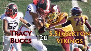 12u Tracy Buccs vs South Stockton Jr Vikings Live Highlights [upl. by Therese770]