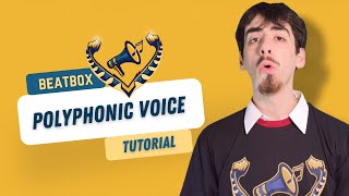 BEATBOX TUTORIAL  Polyphonic Voice by Bookie Blanco [upl. by Yecart]