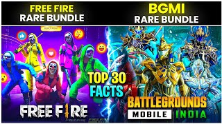 Top 30 Facts about free fire and pubg  इन Games के बारें में कुछ ऐसी बातें जो आप नहीं जानते होंगे [upl. by Elleunamme150]