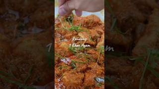 rendang ayam Khairul aming trending foodie shortvideo [upl. by Klapp]