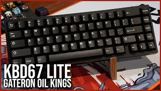 KBD67 Lite Gateron Oil King Linears [upl. by Mannes]