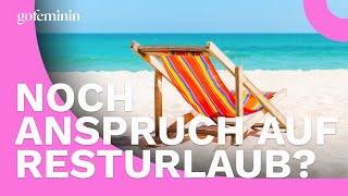 Urlaubsanspruch bei Kündigung Das solltest du beachten [upl. by Sankey75]