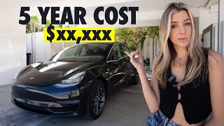 Tesla Model 3 TRUE Cost Of Ownership After 5 Years Do I Still Recommend It [upl. by Werdn]