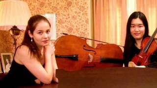 Passacaglia  Naoka Aoki violin Laura Moinian cello [upl. by Femi326]