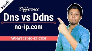 Dns Vs Ddns what is Ddns what is noipcomdyndnscom in hindi [upl. by Ardnassac]