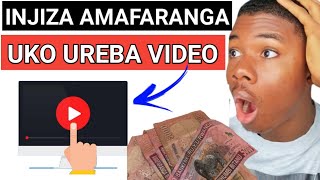 APP 5 Ubu Wareba Video Ukinjiza AMAFARANGA NTA Gishoro  Uko Wakorera Amafaranga online 2024 [upl. by Aiel]