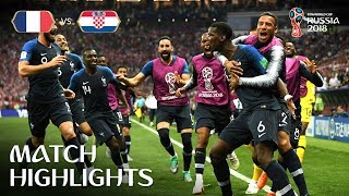 2018 WORLD CUP FINAL France 42 Croatia [upl. by Canice]