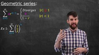 Geometric Series  Convergence Derivation and Example [upl. by Declan]