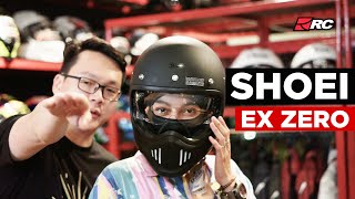 RC REVIEW  Kupas helm Shoei Ex Zero bersama Fina Phillipe [upl. by Karl]