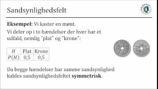 Sandsynlighedsregning 2  Sandsynlighedsfelter [upl. by Tyne]