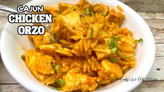 Cajun Chicken Orzo Pasta  One Pot Meal [upl. by Tobe]