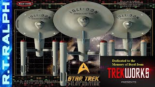 Polar Lights Star Trek TOS USS Enterprise wPilot Edition Parts 1350 Scale Model Kit Review [upl. by Aiel]