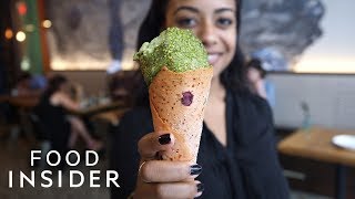 Indian Restaurant Makes Artisanal Ice Cream  Insider Food [upl. by Neelac]