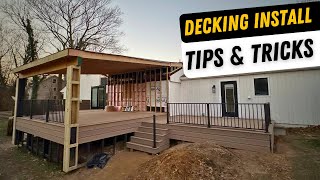 Tricks for Installing Composite Decking [upl. by Tychon]