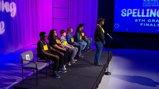 Spelling Bee 20232024 Finals  Clark County School District [upl. by Ablem941]