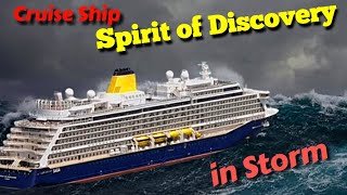 Stormy Sea  Cruise ship Spirit of Discovery in the Bay of Biscay [upl. by Yob]