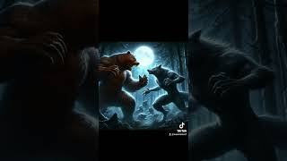 Moonlight Clash werewolf vs werebear scarystory paranormalstory para [upl. by Llebpmac]