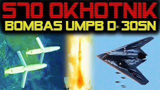 🔴 DRONES RUSOS S70 OKHOTNIK LANZAN BOMBAS PLANEADORAS CONTRA KIEV 🔴 [upl. by Anuska]