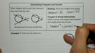 Special Segments of Circles  Tangents amp Secants [upl. by Eelrihs]