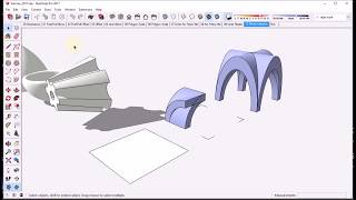 Sketchup 2017 Vormen  Vorm 12 [upl. by Bore]