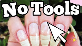 How To Remove Cuticles With No Tools✅ NO Cuticle Remover Needed😲 [upl. by Haines]