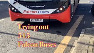 Trying out Falcon Buses 515 bus route [upl. by Louth]