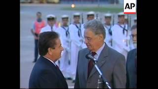 Brazilian President arrives in Argentina for regional meeting [upl. by Relyt]