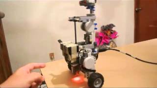 LEGO NXT SEGWAY With light sensor  Inverted Pendulum [upl. by Ashely]