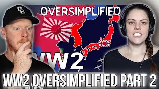 WW2  OverSimplified Part 2 REACTION  OB DAVE REACTS [upl. by Akeme376]