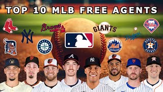 TOP 10 MLB FREE AGENTS AND WHERE WILL THEY SIGN IN 2025 [upl. by Cinderella]