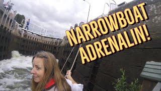 110 When Narrowboating Becomes an Adrenalin Sport [upl. by Grant]