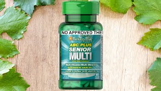 ABC Plus Senior Multivitamin Minerals by Puritans Pride  PuritansPrideph [upl. by Mihcaoj]