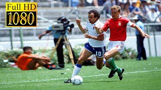 France 30 Hungary World Cup 1986  Full highlight  1080p HD  Michel Platini [upl. by Chiquia]