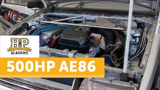 AE86 Endurance Build  Turbocharged 500HP 3SGE Conversion TECHTALK [upl. by Schug]