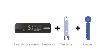 Blood glucose monitor  test strips  lancets [upl. by Aidua900]