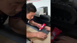 The correct installation method of felt for CNC cutting machine [upl. by Anigriv]