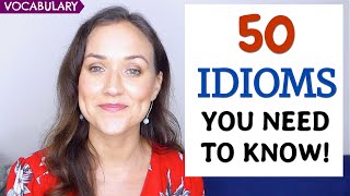 Learn 50 Idioms Native Speakers Actually Use  Advanced English [upl. by Terrab178]