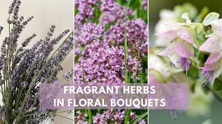 Fragrant Herbs and Blooms Using Herbs in Floral Bouquets [upl. by Adnuahsar]