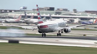 WHICH WOULD YOU FLY Two American 737s arriving at Chicago OHare Runway 10C  Which is Better [upl. by Aiuqram815]