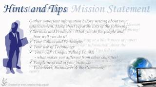 How to write NonProfit Mission Statements [upl. by Eskil]