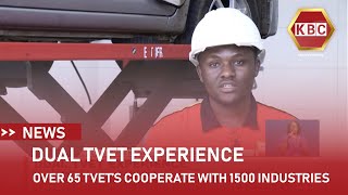 Over 65 TVETs cooperate with 1500 industries under a dual TVET program [upl. by Restivo947]