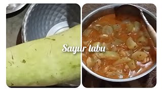 Masak lodeh labu putih lauk bandeng pindang syukur Alhamdulillah masakanrumahan [upl. by Enivid]