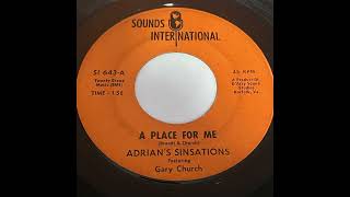 Adrians Sinsations  A Place For Me  Tidewater Virginia 60s soul [upl. by Marron]