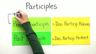 Partizipien Das Partizip Präsens  Participles Present participle  Englisch  Grammatik [upl. by Iona]