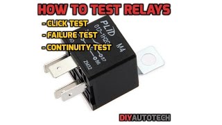 Electrical Series How To Test A Relay  1080p HD [upl. by Weidman]