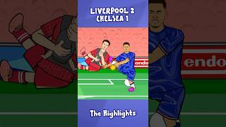 Liverpool vs Chelsea in 40 seconds⏱️ liverpool chelsea football [upl. by Anavahs146]