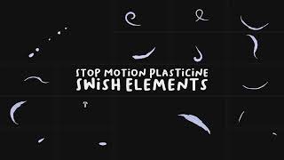 Stop Motion Plasticine Swish Elements  Adobe Premiere Pro Template [upl. by Elohcan]